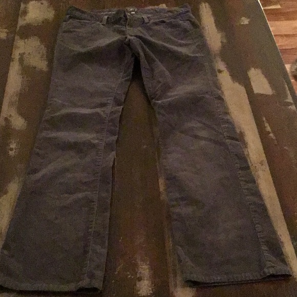 Loft Dark Gray Cords- Size 8 Long - Modern Boot - Picture 1 of 6